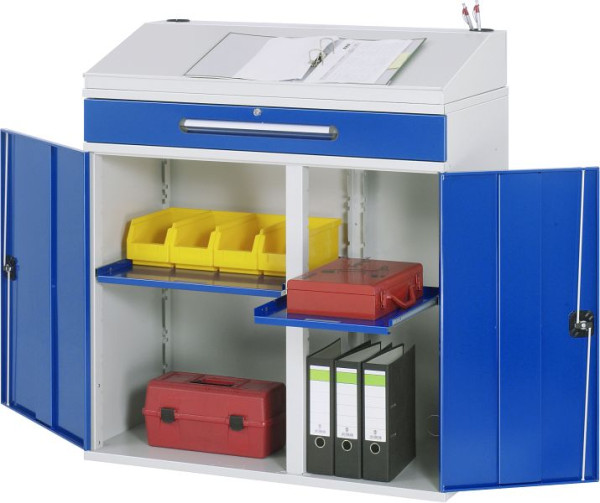 RAU zijkast sta bureau, lade, 1100x1110/1220x520 mm, 07-1100T-M02.11
