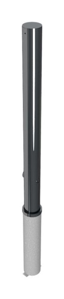 Schake-stijl paal serie 4074B Ø 76 mm, afneembaar, zelfvergrendelend slot, 4074FB