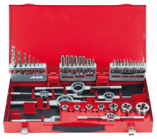 KS Tools HSS Co draadsnijgereedschapset, 44-delig, 331.0744