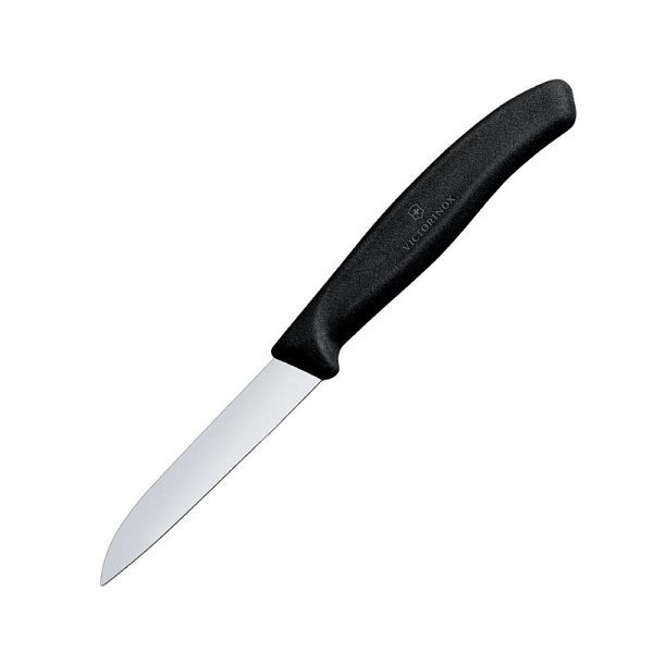 Victorinox officemes met recht lemmet 8cm zwart, CX747