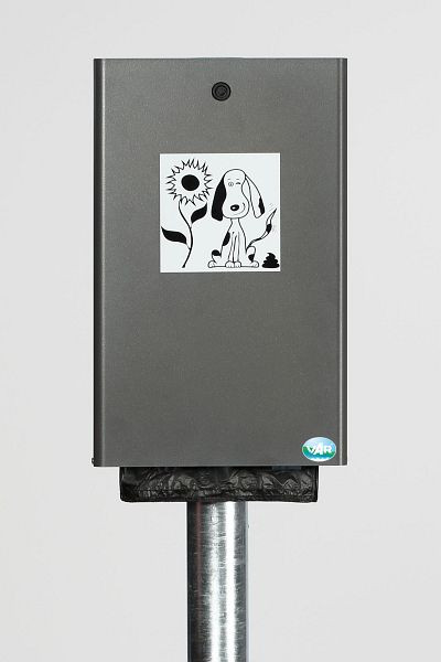 VAR hondenpoepzakjesdispenser DS 2, metallic grijs, 21191