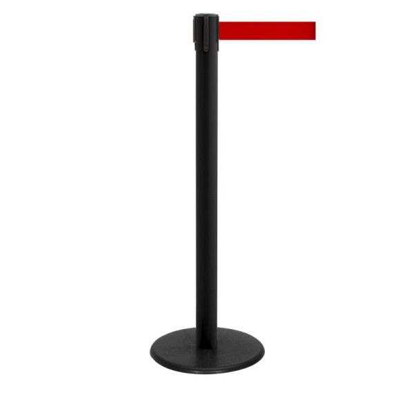 Stein HGS HGS personengeleidingssysteem -P-Line Famous-, zwart, rood, met veiligheidsslot (zelfontgrendelend), riemlengte: 2,3 m, 12803-0103