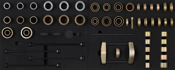 KS Tools MODULO systeeminzetset voor stille lagers, 87-delig, 440.9087