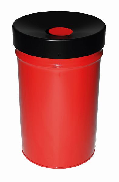 TKG afvalbak FIRE EX Rood, Ø 392 x H 630 mm, 370060