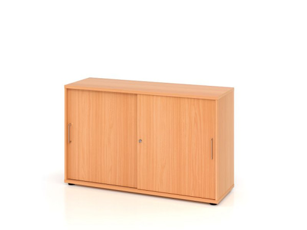 Hammerbacher schuifdeurkast 1752S BS, 2 OH, romp: beuken / voorkant: beuken, 120 x 40 x 74,8 cm (BxDxH), V1752S/6/6/BS