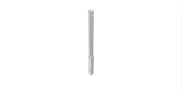 Schake afzetpaal, stalen buis Ø 89 x 2,9 mm, afneembaar, met profielcilinder, thermisch verzinkt, 489Z