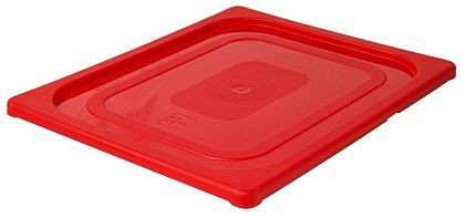 Contacto GN deksel 1/2, rood, gemaakt van polypropyleen, 5525/129