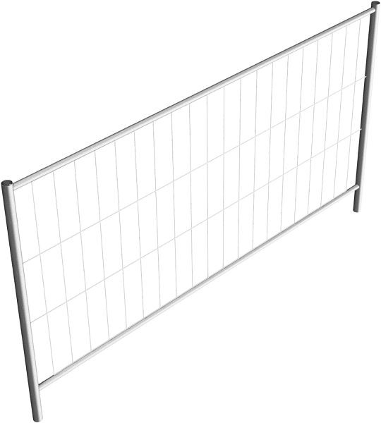Schake bouwhek “Profi”, zonder haken en ogen, breedte: 2,20 m, hoogte: 1,20 m, 3B1223