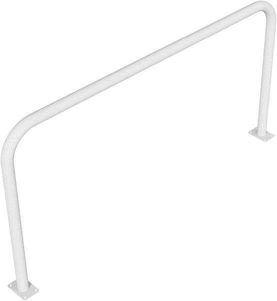 Schake buisbeugel van stalen buis Ø 60 x 2,5 mm zonder dwarsbalk voor plugbevestiging, totale breedte: 2000 mm, totale hoogte: 1000 mm, thermisch verzinkt, 465_54