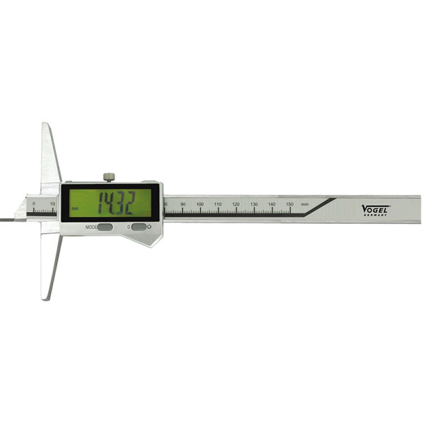 Vogel Germany Elektronische digitale diepteschuifmaat, IP67, Type F, 150 mm / 6 inch, 220441