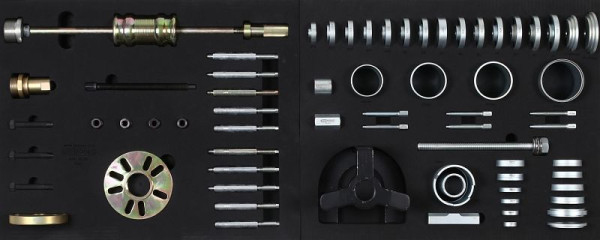 KS Tools MODULO systeeminzetset voor wiellagers, 76-delig, 440.9076