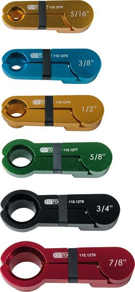 KS Tools demontagegereedschapset voor CLIC veerkabelkoppelingen, 7-delig, 115.1285