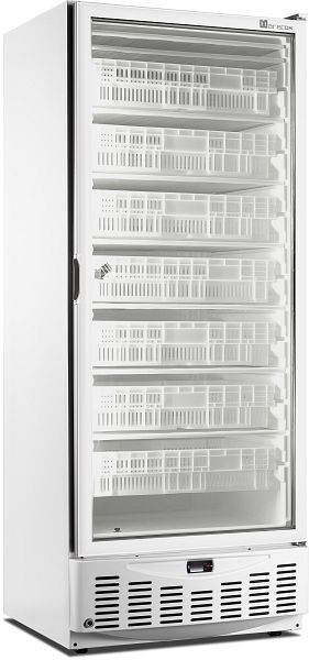 Saro vriezer met glazen deur model MM5 NPV, wit, 486-4025