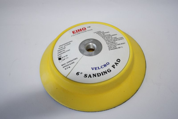 ELMAG schuurschijf Ø 150 mm, ongeperforeerd, klittenband/klittenband, M 14x2 opname, 44854