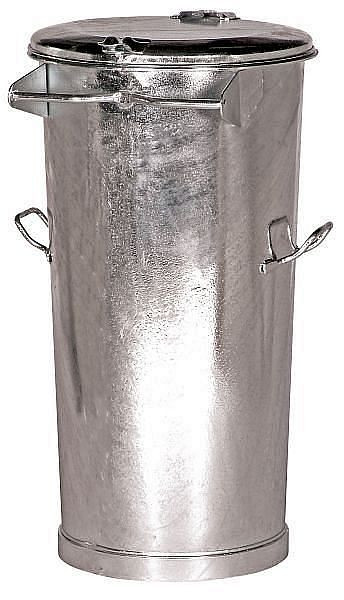 Renner systeemprullenbak 110 L, zonder sluitbeugel, Ø (boven) ca. 476 mm, Ø (onder) ca. 385 mm, thermisch verzinkt, 2035-00