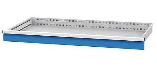 Bedrunka + Hirth lade, incl. Rails, R 48-24, paneelhoogte 100 mm, draagvermogen 180 kg, afmetingen in mm (BxDxH): 1200 x 600 x 100, 60.13.100V18