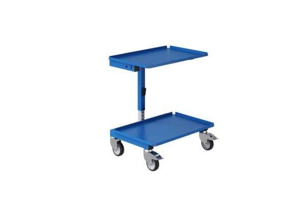 SOFAME onderplank met 4 contactranden voor SOFAME SRI2 materiaal staanderbreedte 610 mm, hemelsblauw RAL 5015, W020020008BI