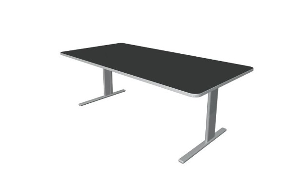 Kerkmann Unic bureau B 2000 x D 1000 x H 750 mm, antraciet, 11334313