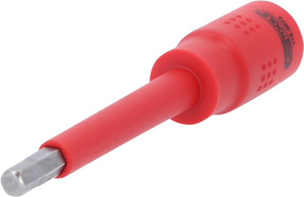 KS Tools 3/8" geïsoleerde bitdop-binnenzeskant, 6 mm, 122 mm lang, 118.3873