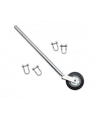 Growi veerbelaste poortrol met massief rubberen wiel, voor Comfort Line weidepoort, 10055460