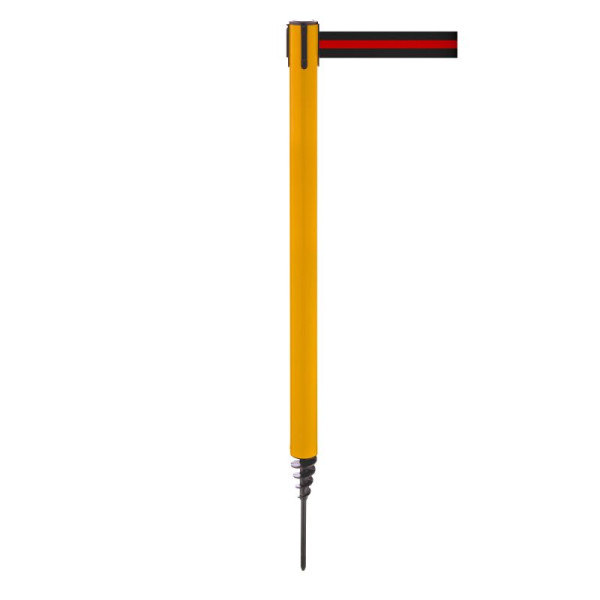 Stein HGS HGS personengeleidingssysteem -P-Line Outside-, geel, zwart/rood/zwart horizontaal (gestreept), met riemeindstuk (standaard), 37688-0601