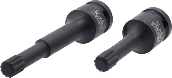 KS Tools 1/2" speciale slagdoppenset, meertand, 2-delig, 515.0595