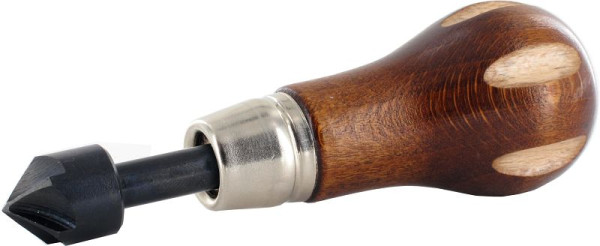 Famag verzonken met houten handvat, diameter: 12 mm, 3533.112.00