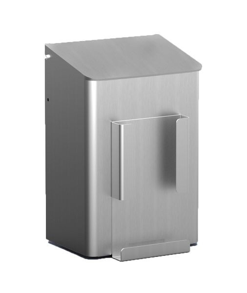 All Care MediQo-line hygiëneafvalbak + hygiënezakhouder 6 liter aluminium, 8240
