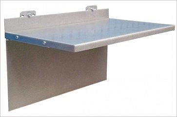 ADB plaatstalen legbord, afmetingen: BxD: 435mmx250mm, geschikt voor Europerforatie (10x10mm / 38x38mm), 23187