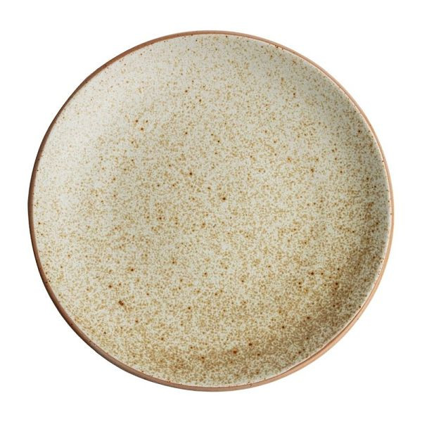 Olympia Canvas gebogen bord tarwe 27cm, VE: 6 stuks, FA339