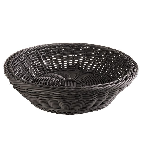 APS mand, rond, Ø 29 cm, hoogte: 7 cm, polypropyleen, zwart, -PROFI LINE-, 50612
