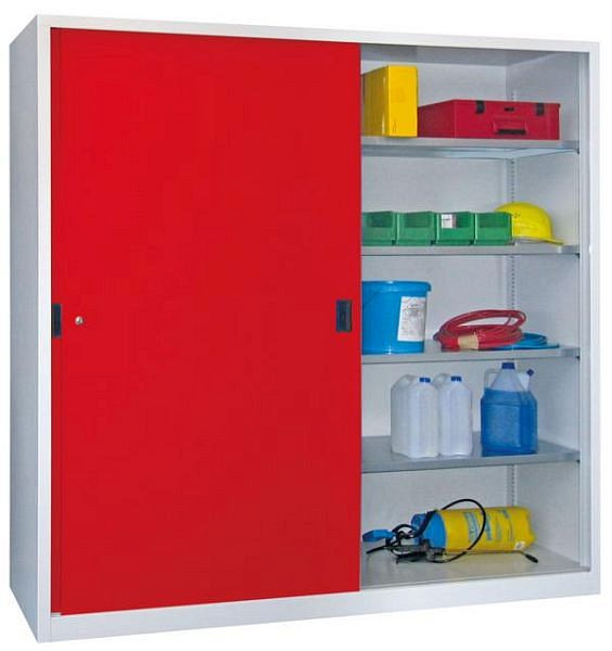 Pavoy schuifdeurkast 1950/600/2000, gegalvaniseerde planken, 30302-200-600-735510