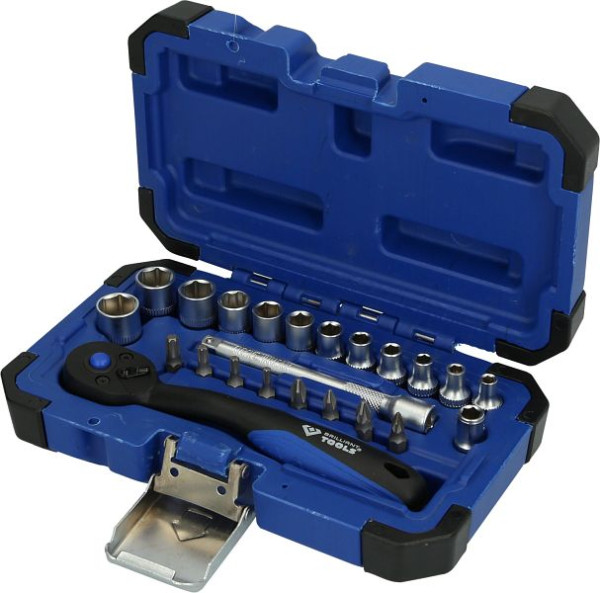 Brilliant Tools 1/4" dopsleutelset, 23-delig, BT020023
