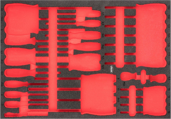 VIGOR 2-componenten zachtschuiminleg, afmetingen inzet / lademaat: L (563 x 393 x 35 mm), gebruik: V6813, V6813-L