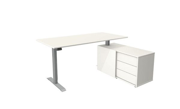 Kerkmann compleet werkstation Move 1, zilver/wit, 10220910
