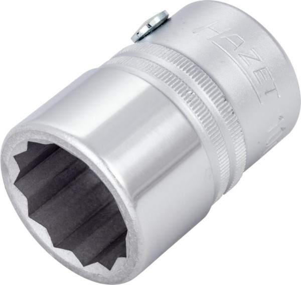 Hazet dop, dubbel zeskant, hol vierkant 20 mm (3/4 inch), buiten dubbel zeskant profiel, 1", 1000AZ-1