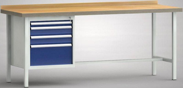 KLW standaard werkbank - 2000 x 700 x 840 mm L x D x H, WS116N-2000M40-E7021