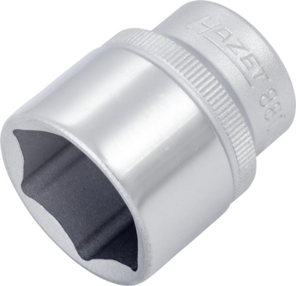 Hazet dop, zeskant, hol vierkant 10 mm (3/8"), 22 mm, gekarteld, 880-22