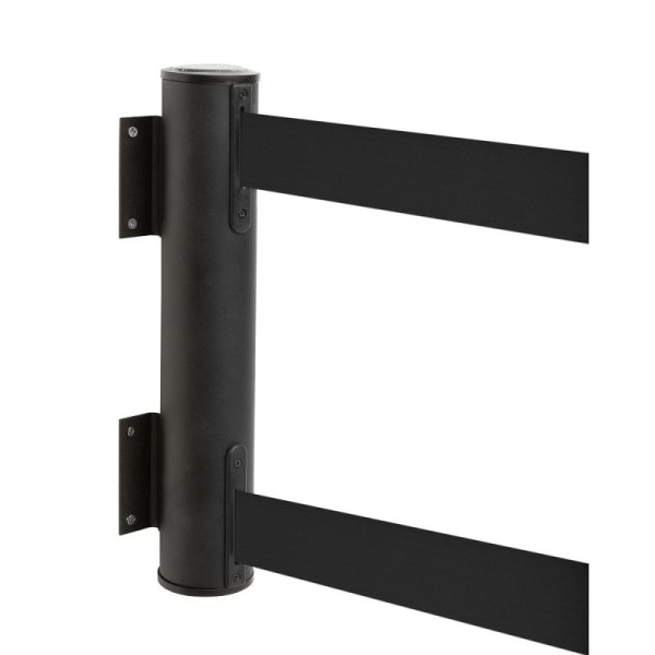 Stein HGS HGS wandriemcassette -P-Line Dual-, zwart, met veiligheidsslot, (zelfontgrendelend), 34248-0303