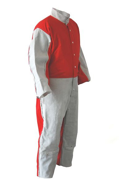 ELMAG zandstralen overall maat 56/XL, met lederen bekleding op armen en benen, 21563