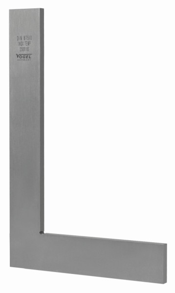 Vogel Germany instelhoek DIN 875, GG 0, 200 x 130 mm, vlak, normaal staal, 310014