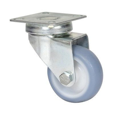 WAGNER Apparate-Lenkrolle ECO Durchmesser 50mm, TPR, soft, Gleitlager, Tragkraft 50kg, VE: 10 Stück, 3155001