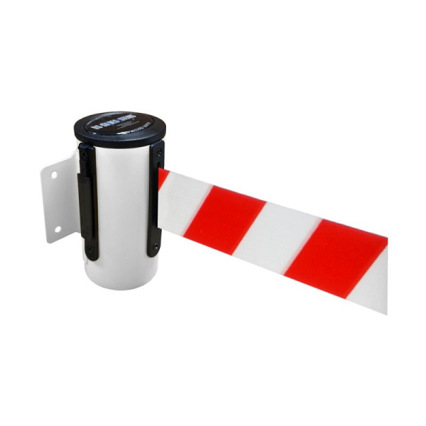 Stein HGS HGS wandbandcassette -P-Line Future-, wit, rood/wit diagonaal (gearceerd), met bandeindstuk (standaard), 12850m-1302