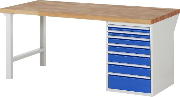 RAU werkbank serie 7000 - model 7517-1, B2000 x D900 x H890 mm, 13-7517A1-209B4M.11