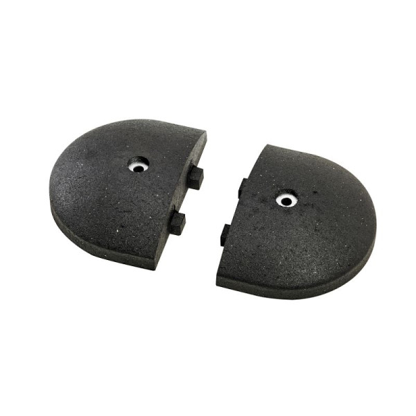 Stein HGS HGS verkeersdrempel -Easy Rider-, eindstuk met pin/zwart, <10 km/u / 225 x 55 mm, 35234