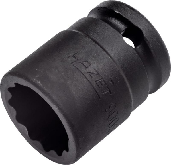 Hazet impact, machine schroevendraaierdop, dubbele zeskant, hol vierkant 12,5 mm, 21 mm, 900SZ-21