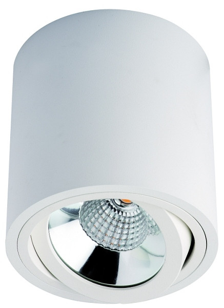 rutec Projekt MELIMAR COB LED - opbouwspot draaibaar, rond, 230V, 6W, IP20, 3000K, CRI80 - wit, PEG510WW