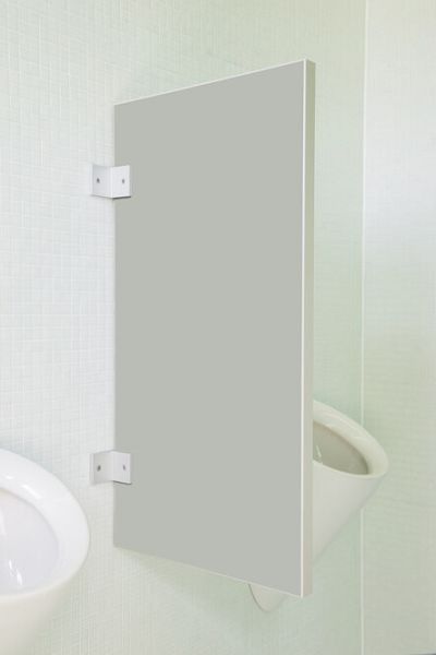 KEMMLIT Standaard urinoirschot Novara van houtmateriaal lichtgrijs, 15120003