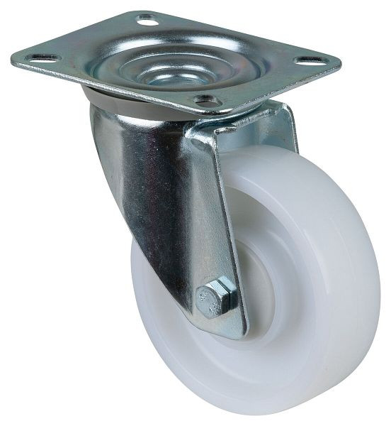 BS-rollen transportrol, wielbreedte 32 mm, wiel-Ø 100 mm, draagvermogen 160 kg, loopvlak/wiellichaam kunststof, kogellager, verpakking: 2 stuks, L400.B15.101