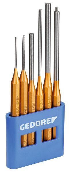GEDORE ponsset, 6-delig, PVC-houder, lange vorm, 8839990